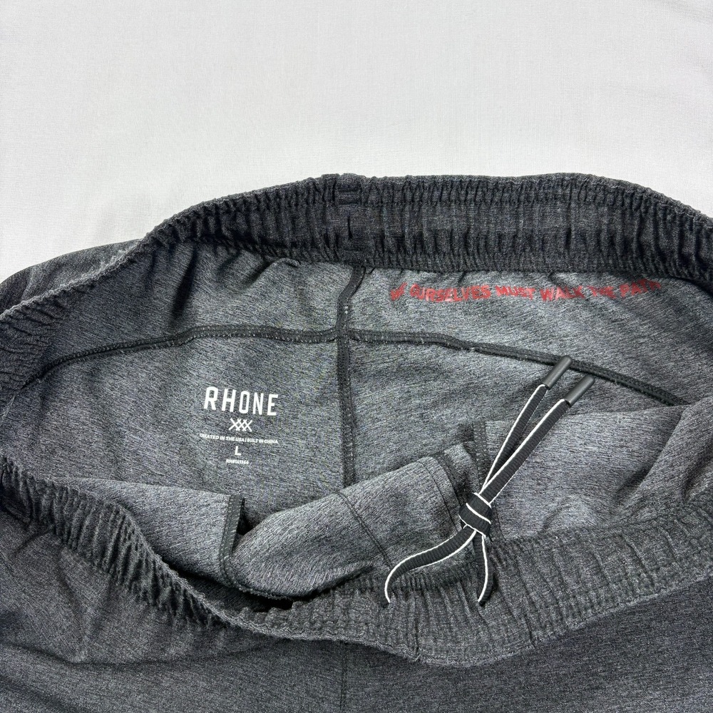 Rhone Jogger Pants Mens Large Gray Heritage French Sweatpants Lounge Athleisure - Picture 3 of 9